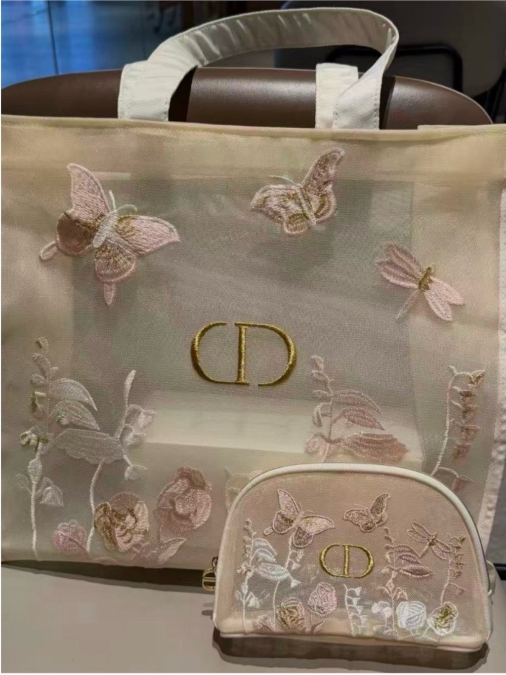 Dior beauty gift tote set